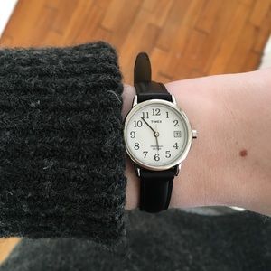 Timex Easy Reader 25mm Leather Strap Watch